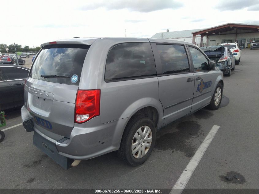 2015 DODGE GRAND CARAVAN AMERICAN VALUE PKG - 2C4RDGBG8FR512439