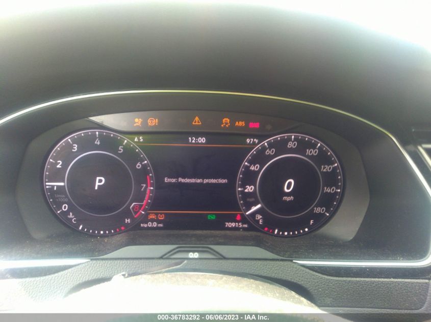 2019 VOLKSWAGEN ARTEON SEL PREMIUM R-LINE WVWTR7AN3KE006077