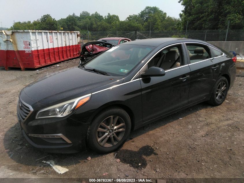 2015 HYUNDAI SONATA 2.4L SE - 5NPE24AF9FH007745