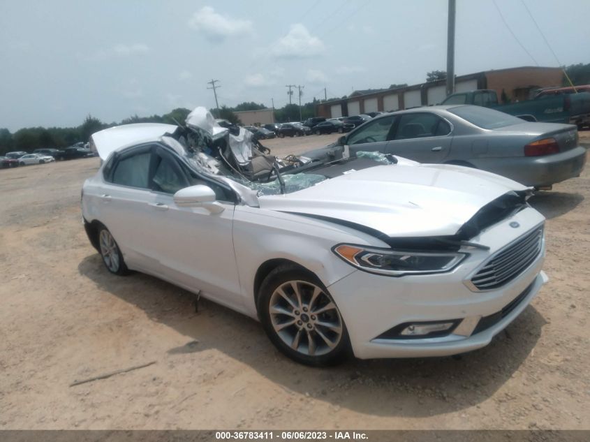 2017 FORD FUSION SE - 3FA6P0HDXHR377448