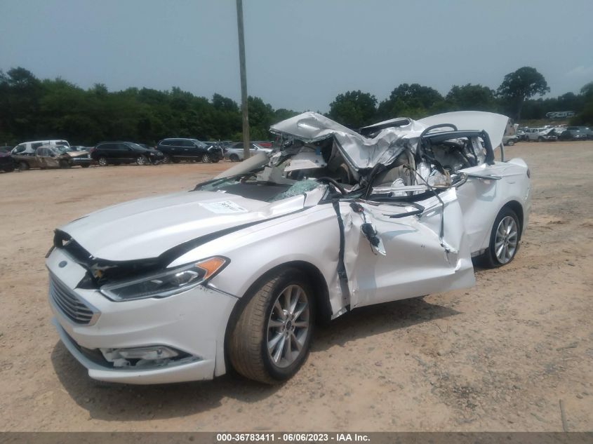 2017 FORD FUSION SE - 3FA6P0HDXHR377448