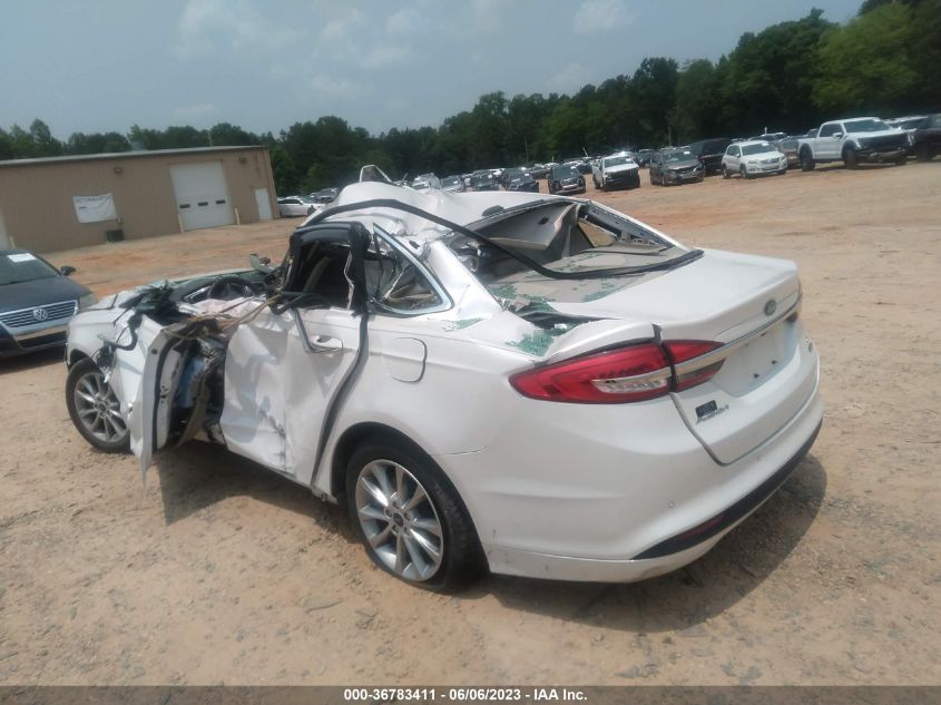 2017 FORD FUSION SE - 3FA6P0HDXHR377448