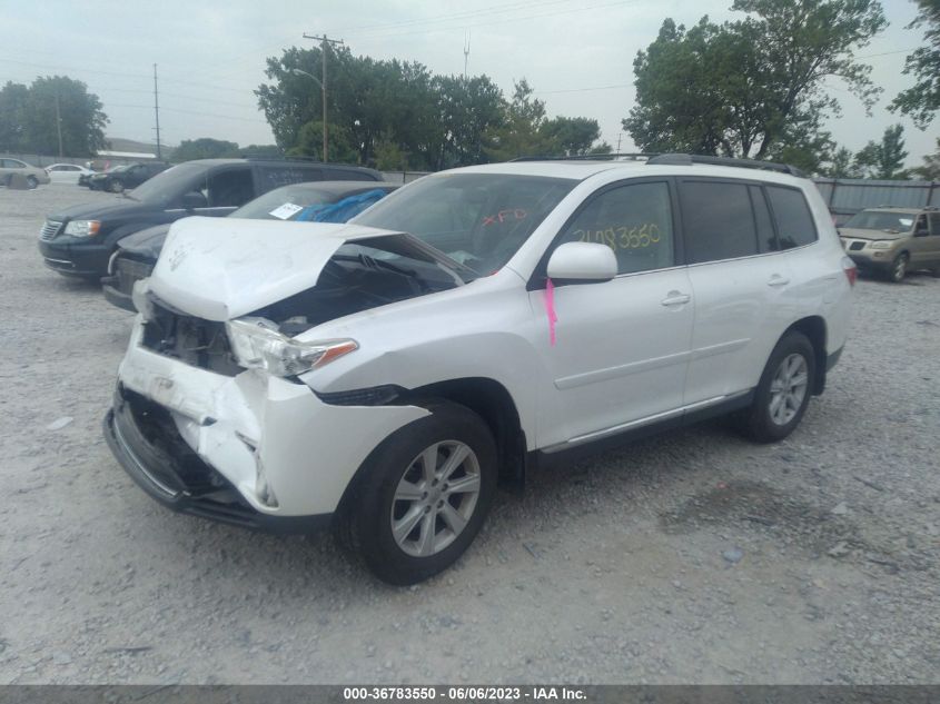 2013 TOYOTA HIGHLANDER PLUS/SE - 5TDBK3EH6DS258786
