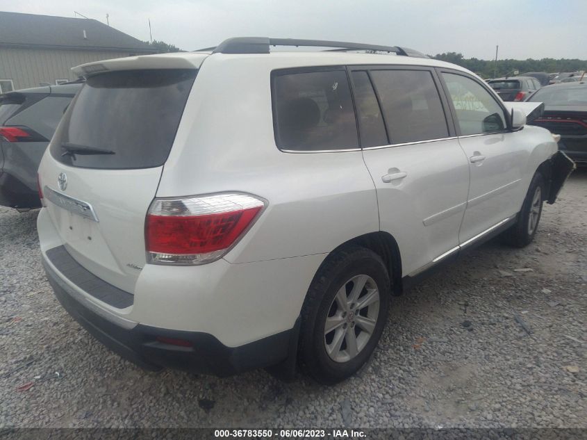 2013 TOYOTA HIGHLANDER PLUS/SE - 5TDBK3EH6DS258786