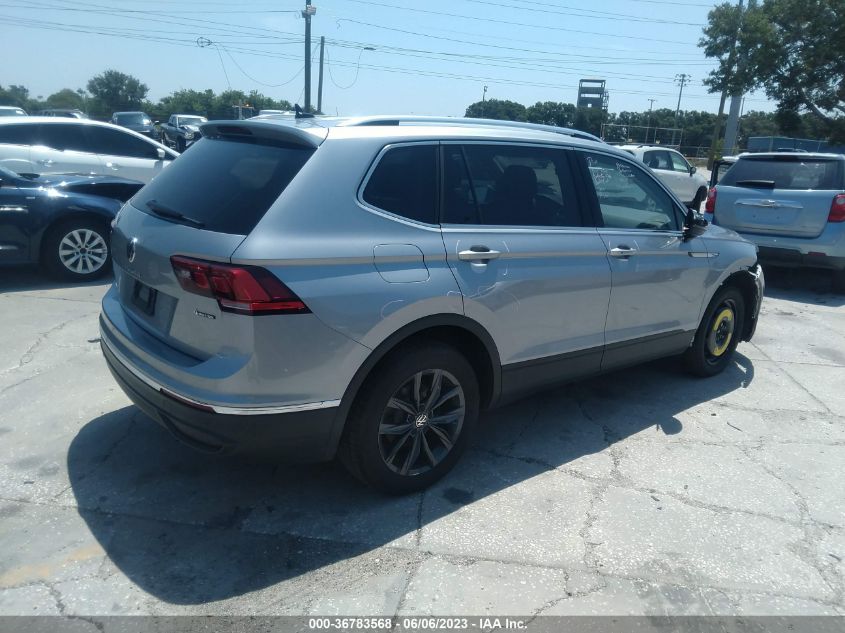 2022 VOLKSWAGEN TIGUAN SE - 3VV2B7AX2NM062156