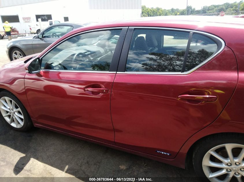2013 LEXUS CT 200H HYBRID - JTHKD5BHXD2146413