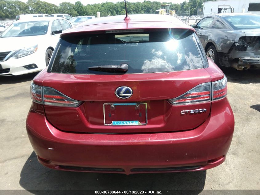 2013 LEXUS CT 200H HYBRID - JTHKD5BHXD2146413