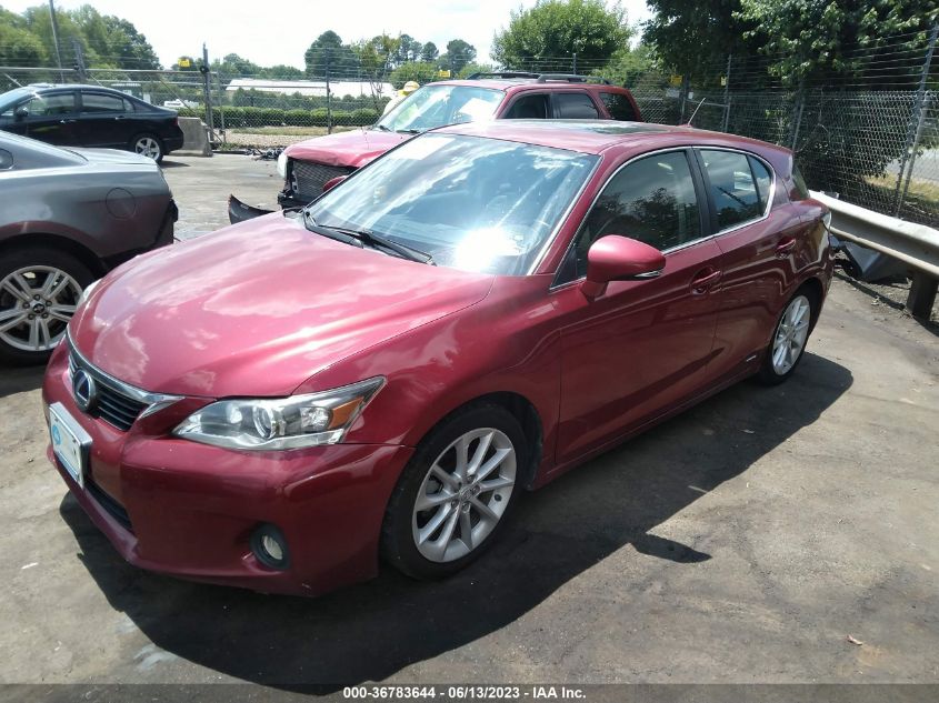 2013 LEXUS CT 200H HYBRID - JTHKD5BHXD2146413