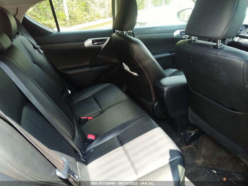 2013 LEXUS CT 200H HYBRID - JTHKD5BHXD2146413