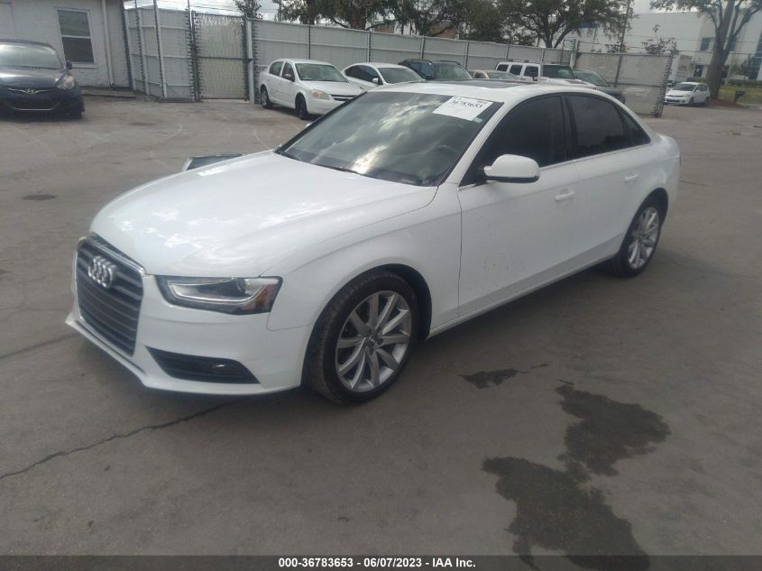 2013 AUDI A4 PREMIUM PLUS - WAUEFAFL4DN047534