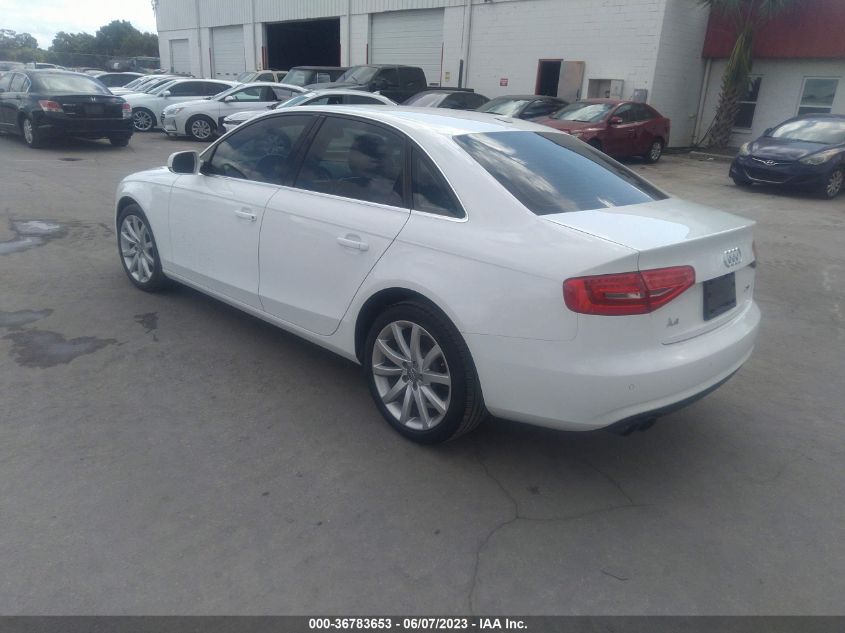 2013 AUDI A4 PREMIUM PLUS - WAUEFAFL4DN047534