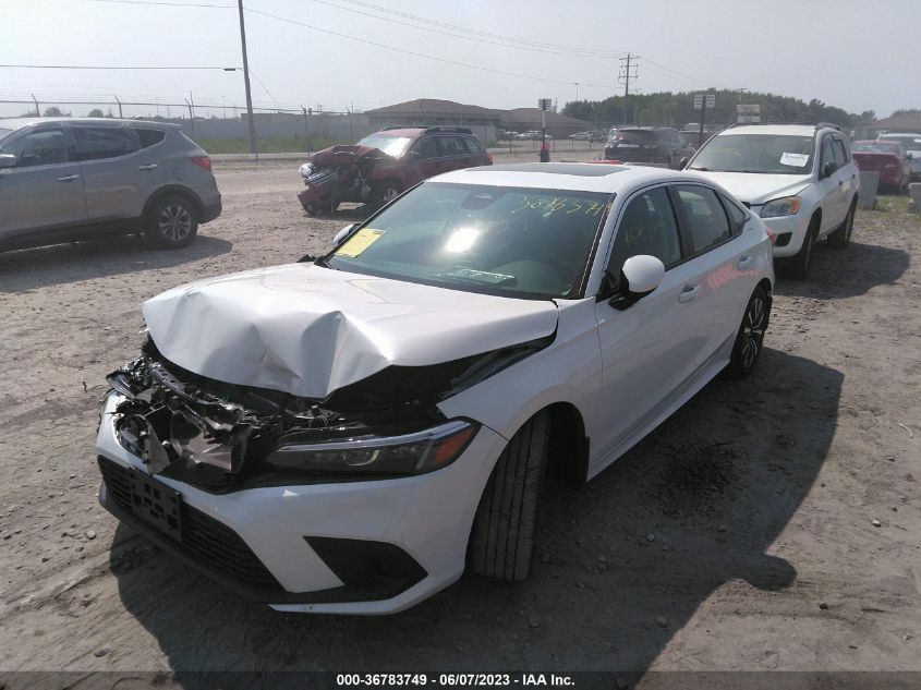 2022 HONDA CIVIC SEDAN EX - JHMFE1F7XNX005760