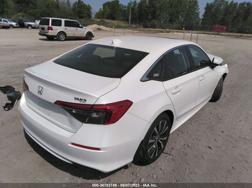2022 HONDA CIVIC SEDAN EX - JHMFE1F7XNX005760