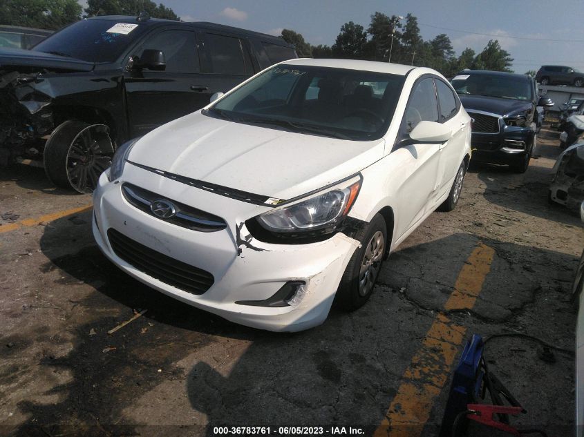 2016 HYUNDAI ACCENT SE - KMHCT4AE3GU942483