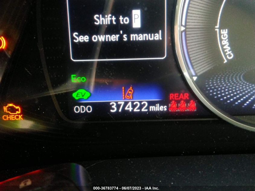 2019 LEXUS ES 300H - JTHB21B19K2023118