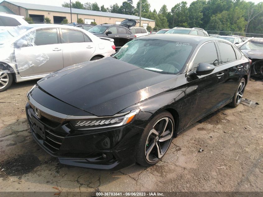 2021 HONDA ACCORD SEDAN SPORT - 1HGCV2F33MA015654