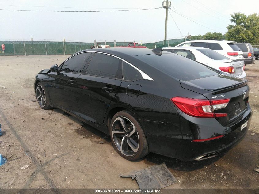 2021 HONDA ACCORD SEDAN SPORT - 1HGCV2F33MA015654