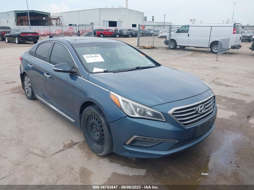 2016 HYUNDAI SONATA 2.4L SPORT - 5NPE34AF8GH336337