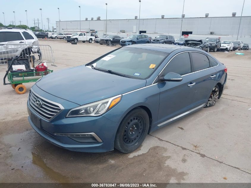 2016 HYUNDAI SONATA 2.4L SPORT - 5NPE34AF8GH336337