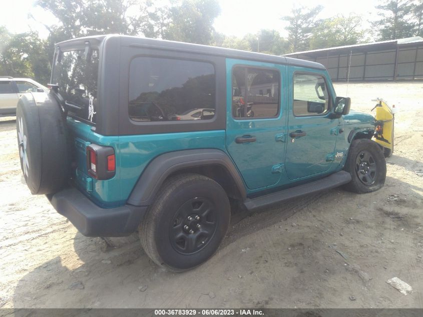 2020 JEEP WRANGLER UNLIMITED SPORT - 1C4HJXDG3LW342835