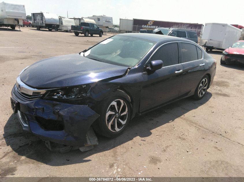 2017 HONDA ACCORD SEDAN EX-L - 1HGCR2F89HA107275