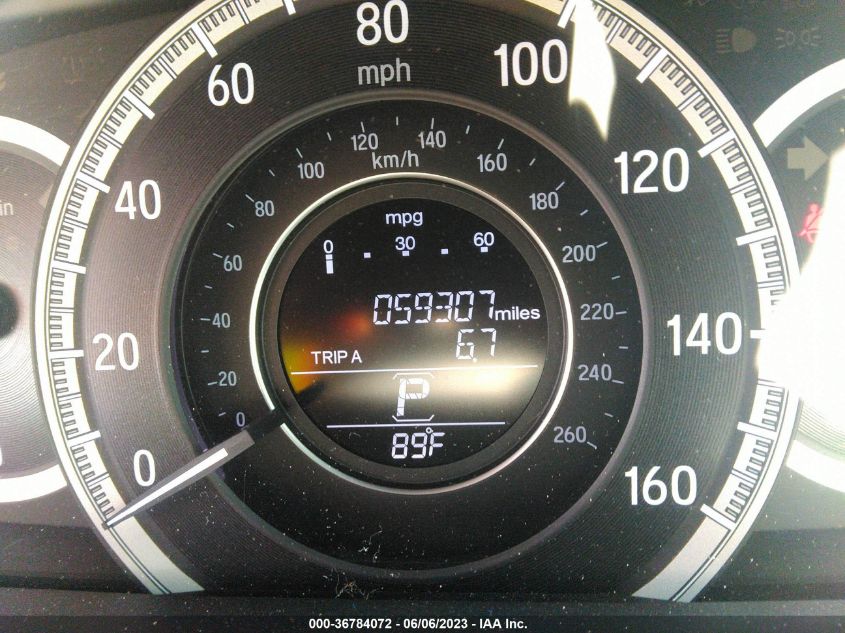 2017 HONDA ACCORD SEDAN EX-L - 1HGCR2F89HA107275
