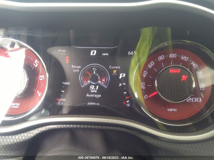 2017 DODGE CHALLENGER SRT HELLCAT - 2C3CDZC96HH635686