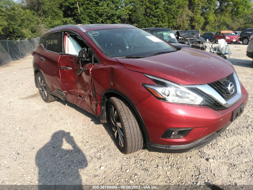 2016 NISSAN MURANO PLATINUM - 5N1AZ2MH0GN152942