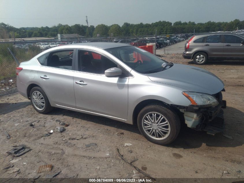 2015 NISSAN SENTRA SR/SL/S/SV/FE+ S - 3N1AB7AP5FY258406