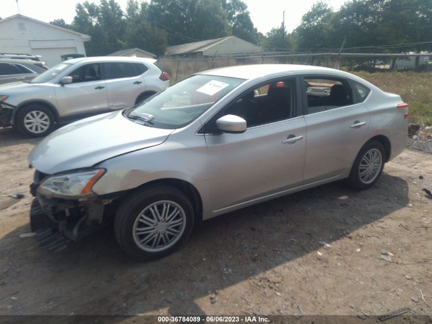 2015 NISSAN SENTRA SR/SL/S/SV/FE+ S - 3N1AB7AP5FY258406