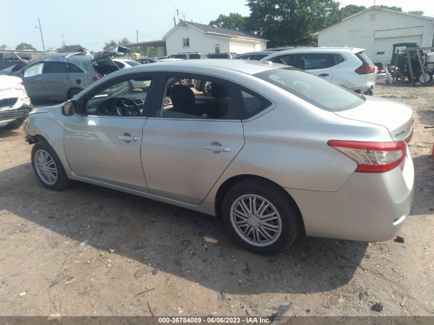 2015 NISSAN SENTRA SR/SL/S/SV/FE+ S - 3N1AB7AP5FY258406