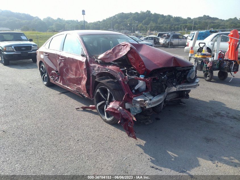 2022 HONDA ACCORD SEDAN SPORT - 1HGCV1F32NA051296