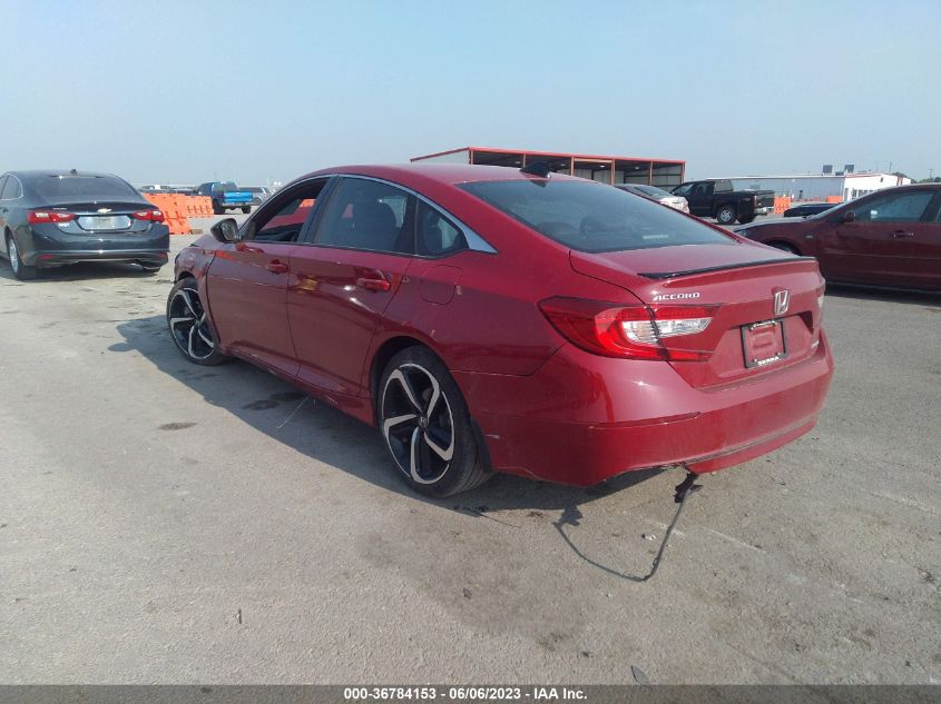 2022 HONDA ACCORD SEDAN SPORT - 1HGCV1F32NA051296