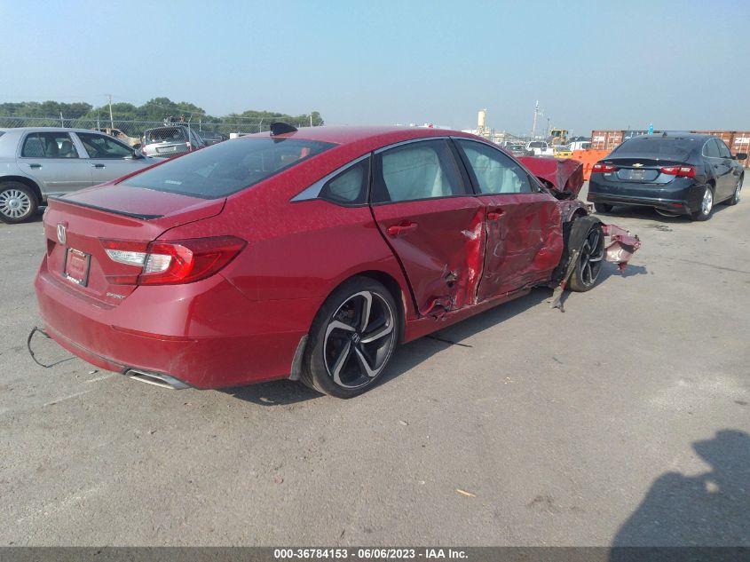 2022 HONDA ACCORD SEDAN SPORT - 1HGCV1F32NA051296