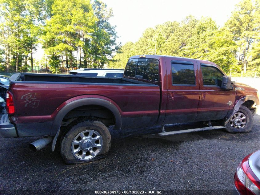 2016 FORD SUPER DUTY F-250 SRW LARIAT/PLATINUM - 1FT7W2BT7GEA68485