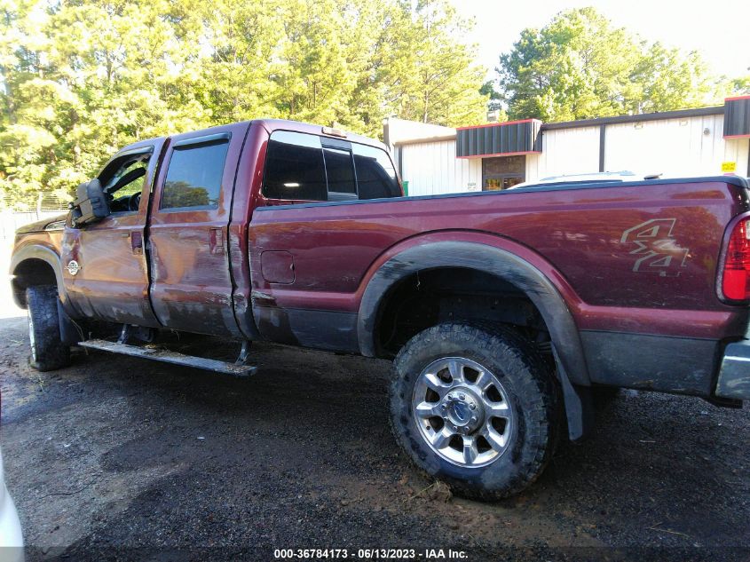 2016 FORD SUPER DUTY F-250 SRW LARIAT/PLATINUM - 1FT7W2BT7GEA68485