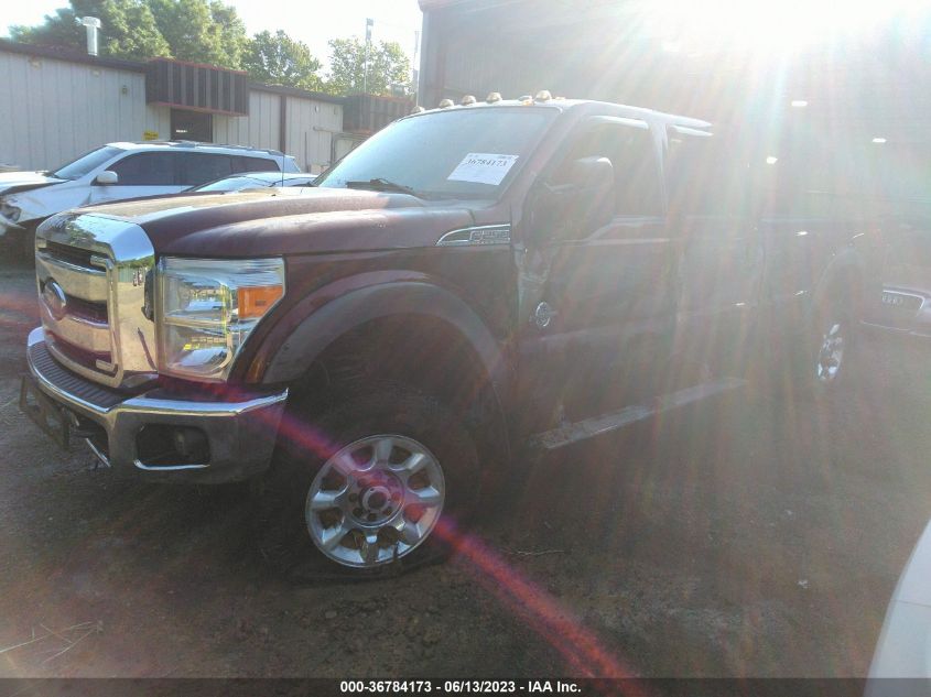 2016 FORD SUPER DUTY F-250 SRW LARIAT/PLATINUM - 1FT7W2BT7GEA68485