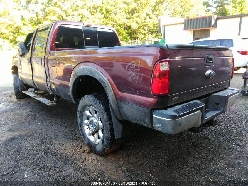 2016 FORD SUPER DUTY F-250 SRW LARIAT/PLATINUM - 1FT7W2BT7GEA68485