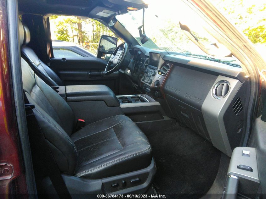 2016 FORD SUPER DUTY F-250 SRW LARIAT/PLATINUM - 1FT7W2BT7GEA68485