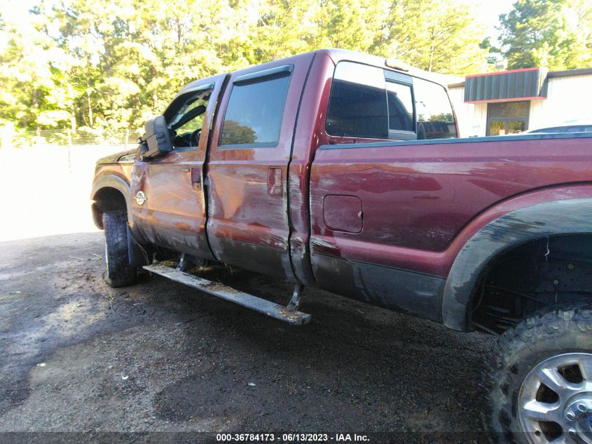 2016 FORD SUPER DUTY F-250 SRW LARIAT/PLATINUM - 1FT7W2BT7GEA68485