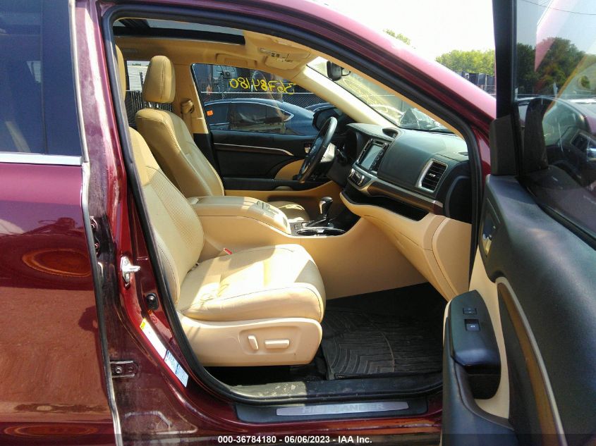 2015 TOYOTA HIGHLANDER HYBRID LIMITED 5TDDCRFH2FS011484