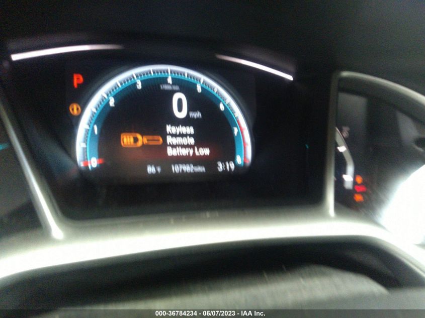 2018 HONDA CIVIC SEDAN EX - 19XFC2F74JE008774