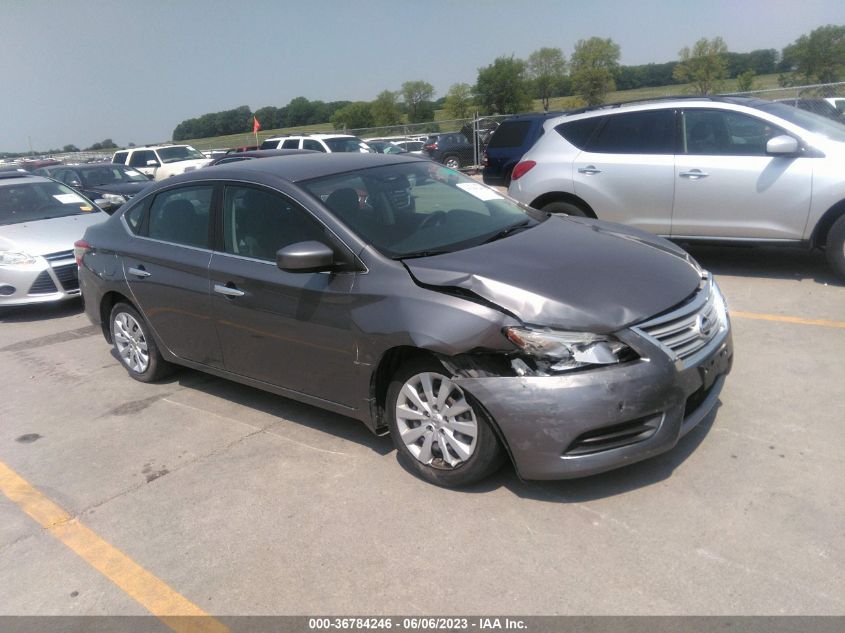 2015 NISSAN SENTRA S/SV/SR/SL - 3N1AB7AP0FY297551