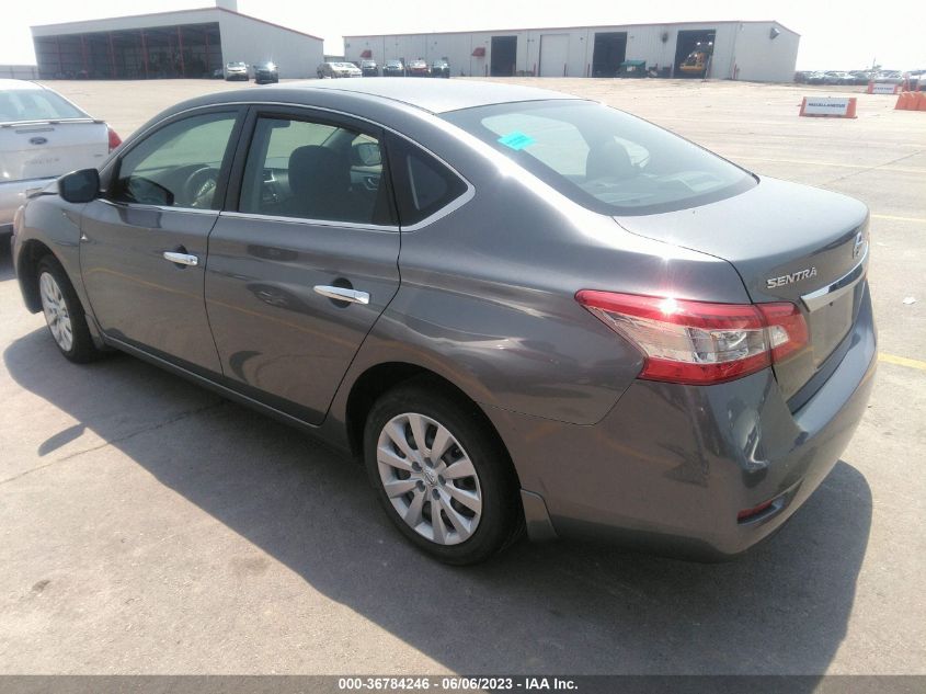 2015 NISSAN SENTRA S/SV/SR/SL - 3N1AB7AP0FY297551