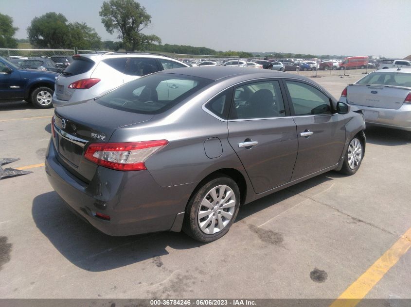 2015 NISSAN SENTRA S/SV/SR/SL - 3N1AB7AP0FY297551