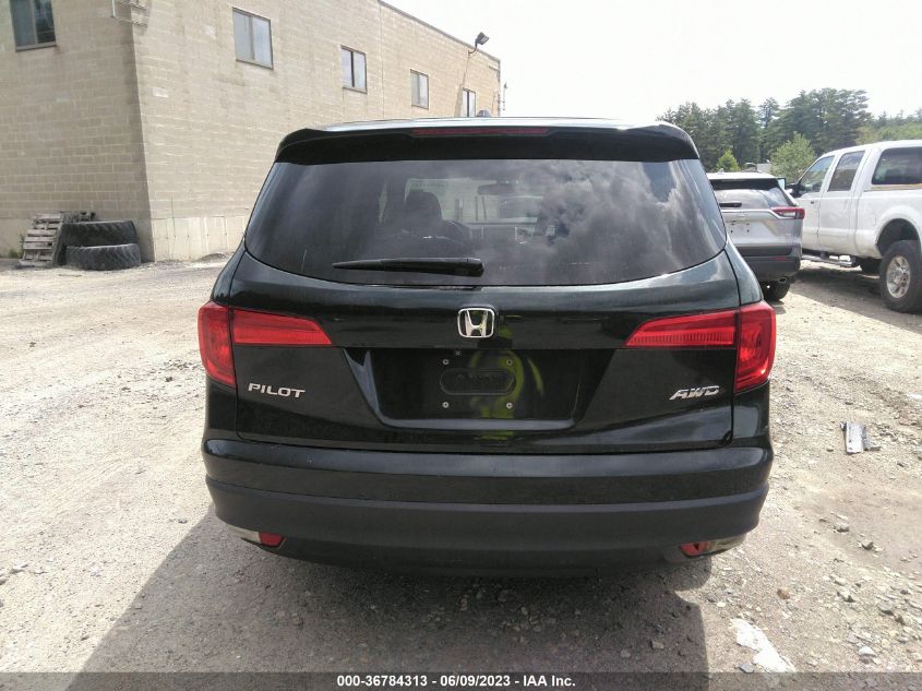 2016 HONDA PILOT EX-L - 5FNYF6H54GB095615