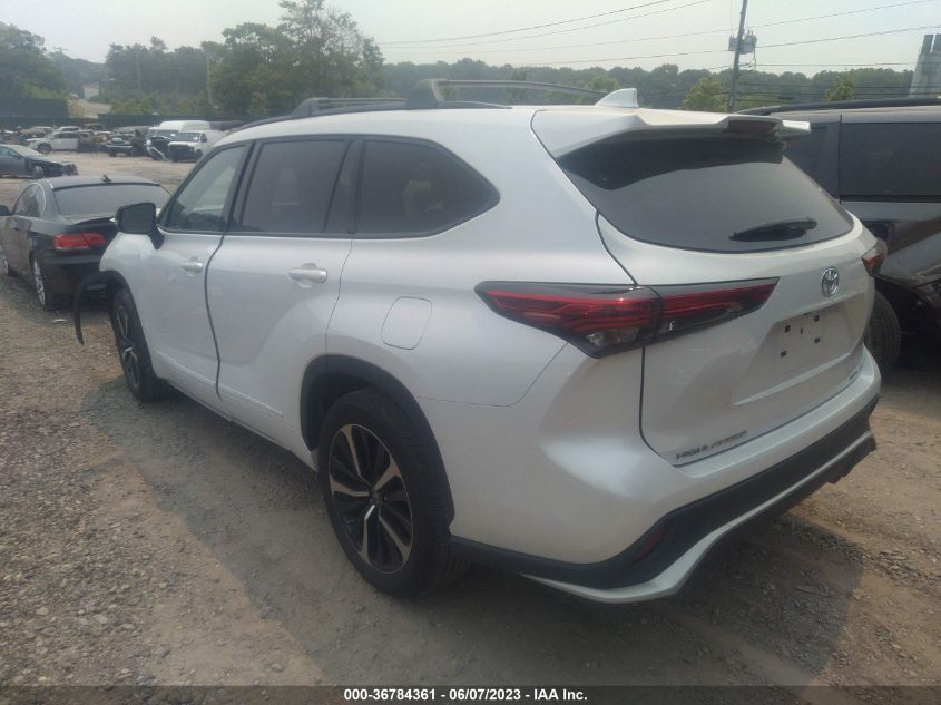 2022 TOYOTA HIGHLANDER XSE - 5TDLZRBH5NS245231