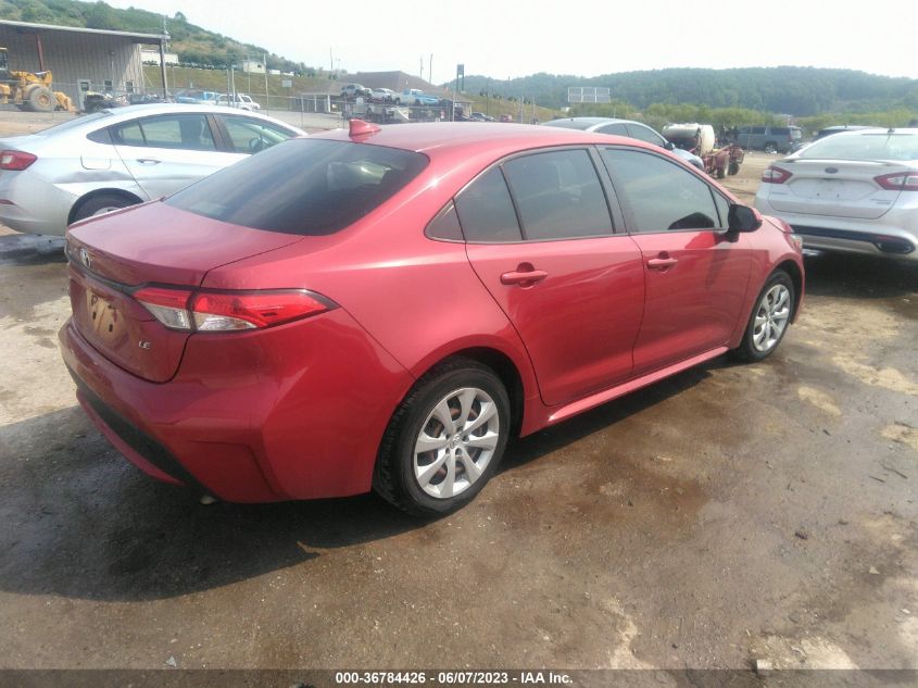 2020 TOYOTA COROLLA LE - JTDEPRAE8LJ030944