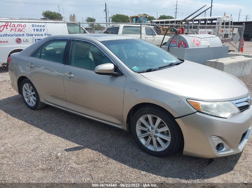 2013 TOYOTA CAMRY HYBRID LE/XLE - 4T1BD1FK6DU081091