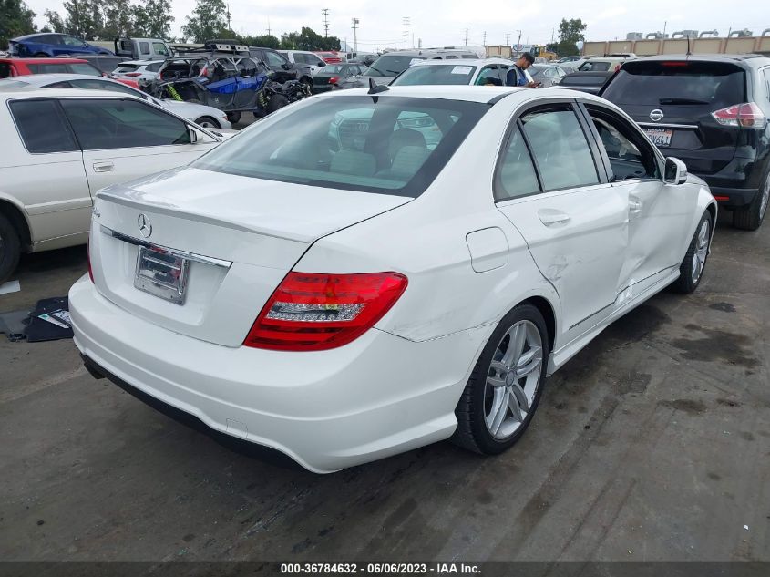 2013 MERCEDES-BENZ C-CLASS C 250 - WDDGF4HB3DG082819